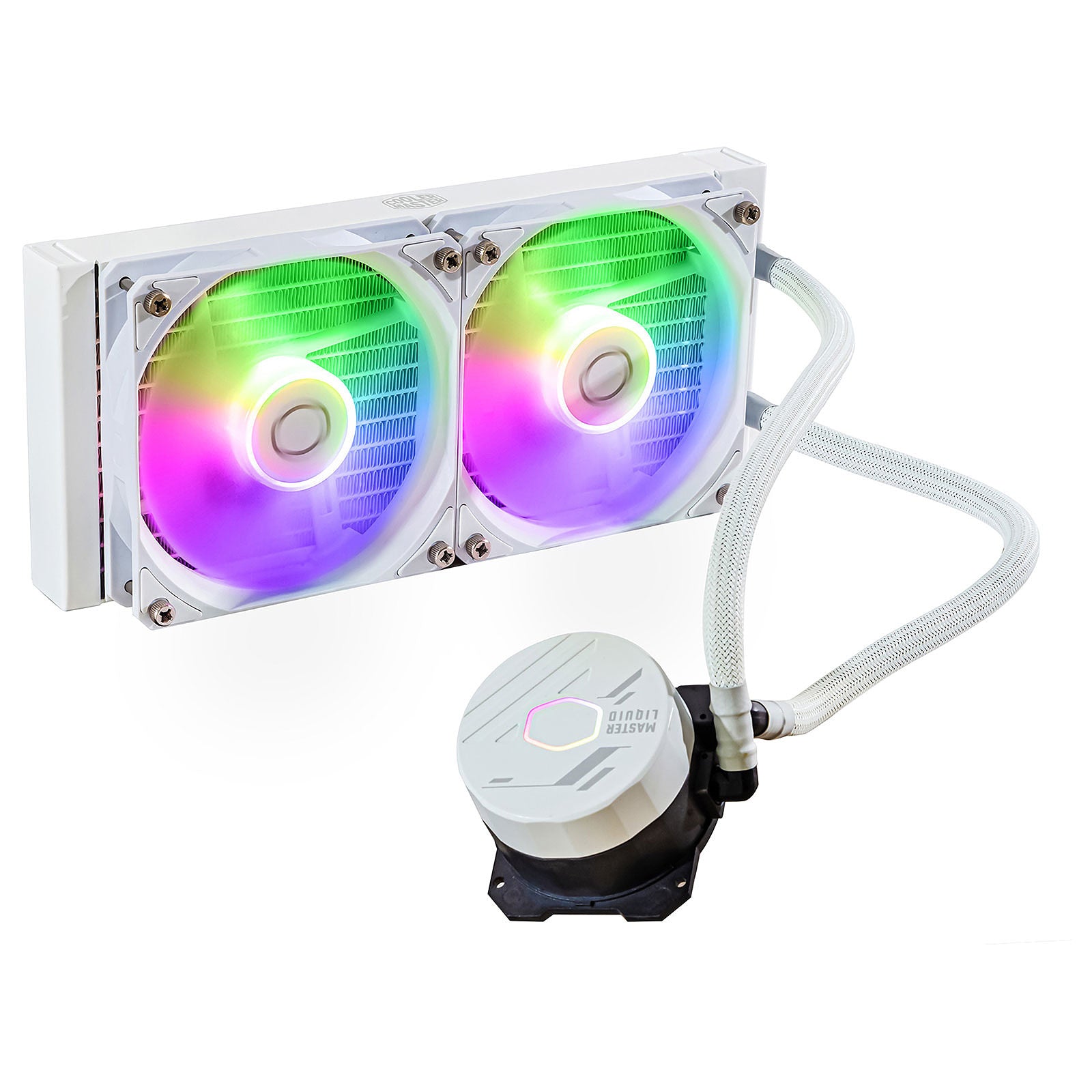 Watercooling AIO Cooler Master MasterLiquid L Core RGB - 240mm (Blanc) Watercooling AIO Cooler Master MasterLiquid L Core RGB - 240mm (Blanc)